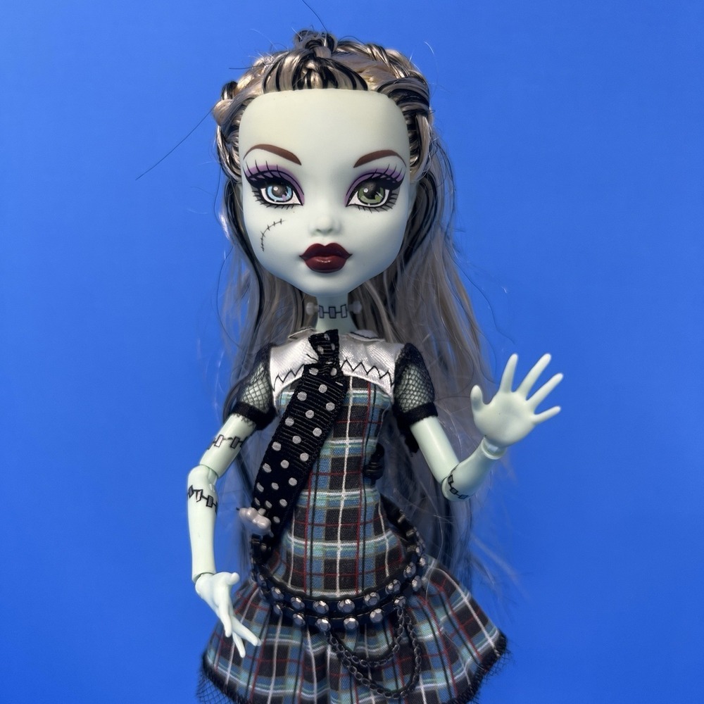 Monster High Frankie Stein 2008 First Wave Gold Elastics Original Ghouls Rare‎